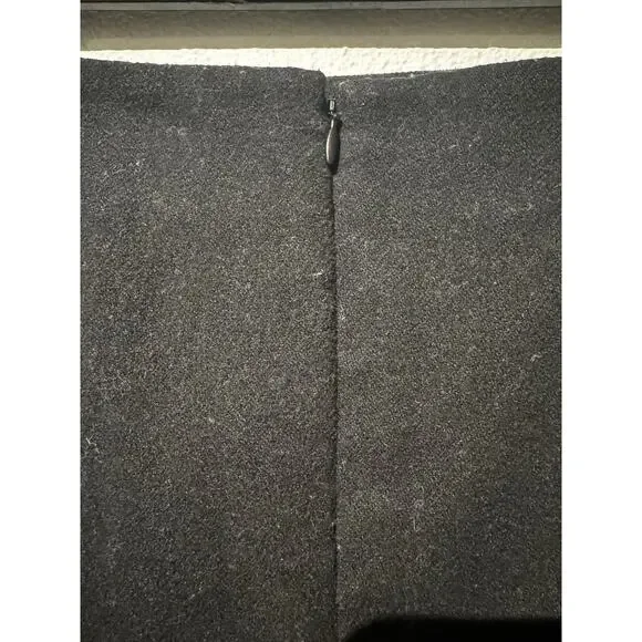 UNIQLO Black Wool Blend Mini Skirt - Picture 4 of 6